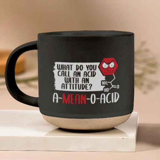 A Mean O Acid, Science Fiction Laboratory Science Pottery Mugs