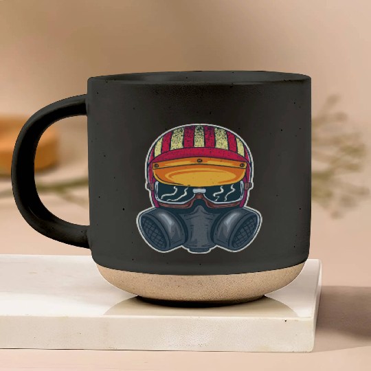 Hot Rod Drag Racing Racecar American Flag Design Pottery Mugs