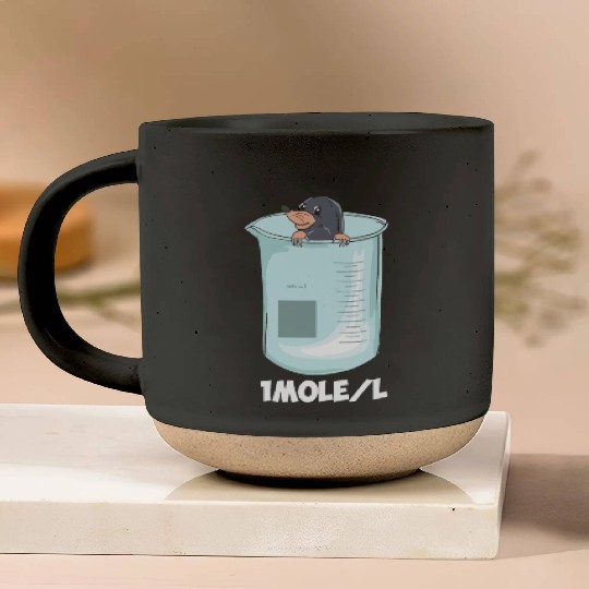 One Mole Per Liter Funny Chemistry Science Joke Pottery Mugs