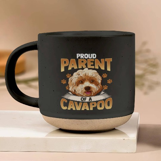 Cavapoo Dog Cavoodle Dogs Poodle Cute Puppy Gift Pottery Mugs