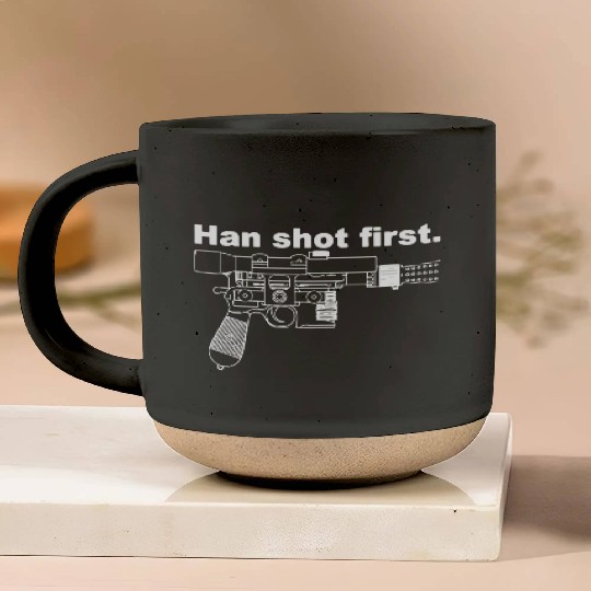 Han shot first Pottery Mugs