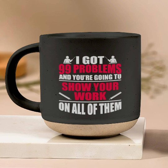 Funny Math Teacher Gift College High School Pottery Mugs