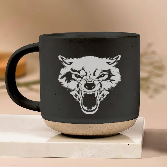 Wolf Bad Wolf Alpha Wolf Pottery Mugs