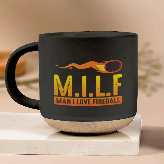 MILF Man I Love Fireball Funny ambiguous Pottery Mugs