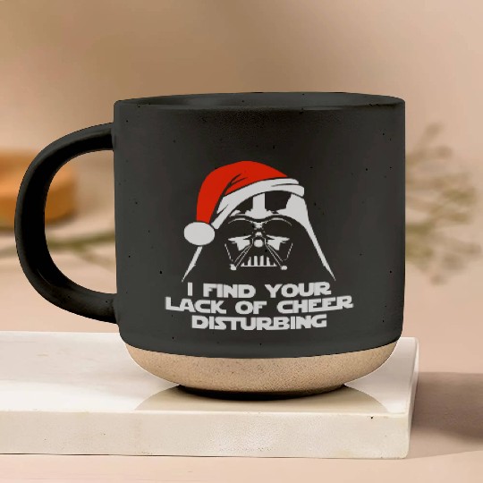 Darth Vader Santa Claus Christmas Sweater Design Pottery Mugs