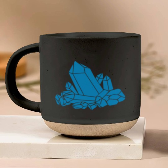 Blue crystal clipart Pottery Mugs