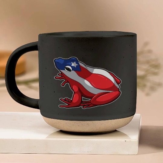 Puerto Rican Coqui Frog - Puerto Rico Pottery Mugs