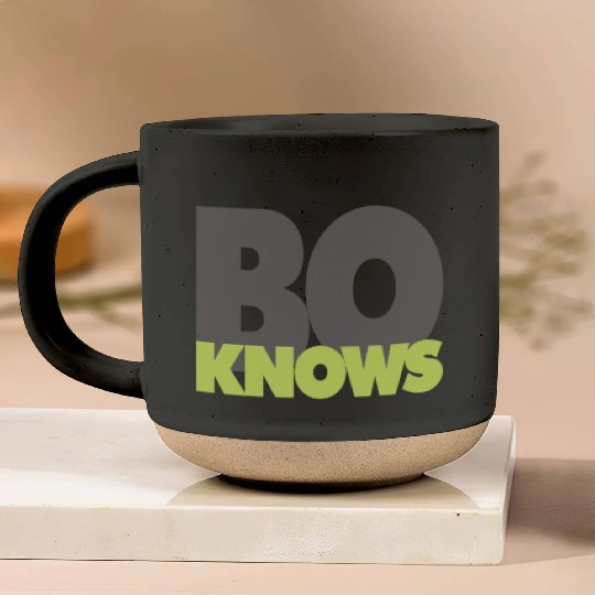 BO KNOWS Pottery Mugs