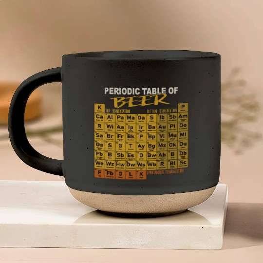 Periodic Table Of Beer Craft Beer Style Brewery Pottery Mugs