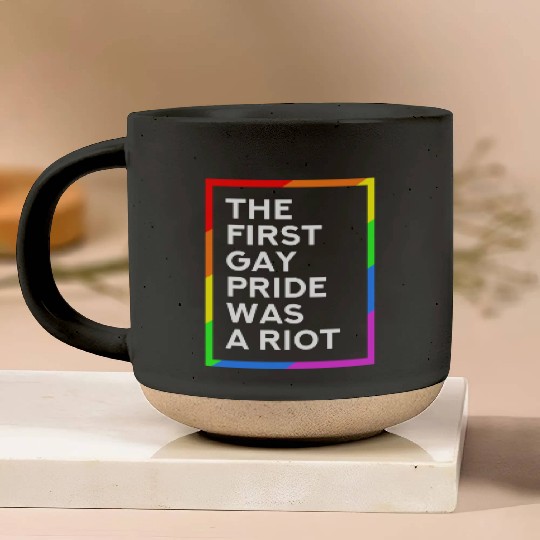 First gay pride was a riot - LGBT gay pride Pottery Mugs
