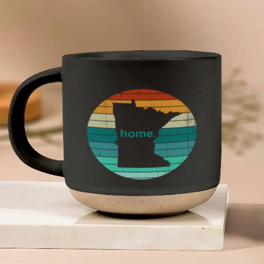Unique Vintage Retro Style Home State Minnesota - Pottery Mugs