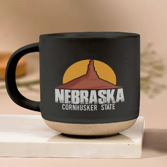 Nebraska State | USA America States Chimney Rock Pottery Mugs