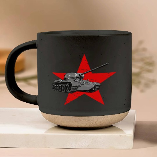 T-34-85 Soviet medium tank Pottery Mugs