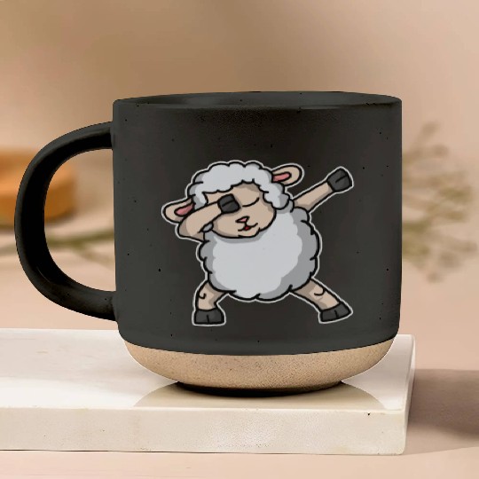 Funny Dabbing Sheep Dab Dance Lamb Lover Gift Pottery Mugs