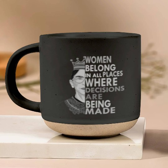 Ruth Bader Ginsburg Pottery Mugs