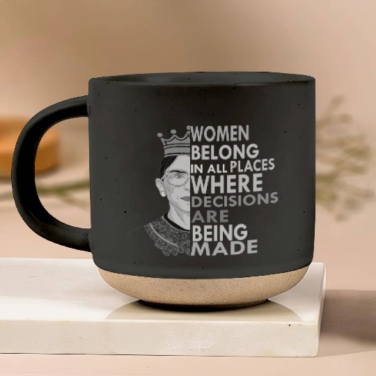 Ruth Bader Ginsburg Pottery Mugs