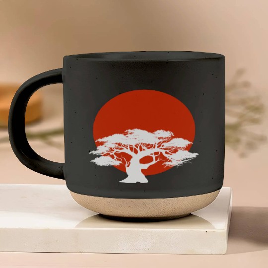 Miyagi-do Karate Bonsai Tree Martial Arts Japanese Pottery Mugs
