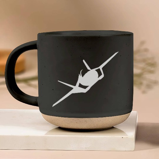 F-35 Lightning II Military Fighter Jet Aircraft Pottery Mugs