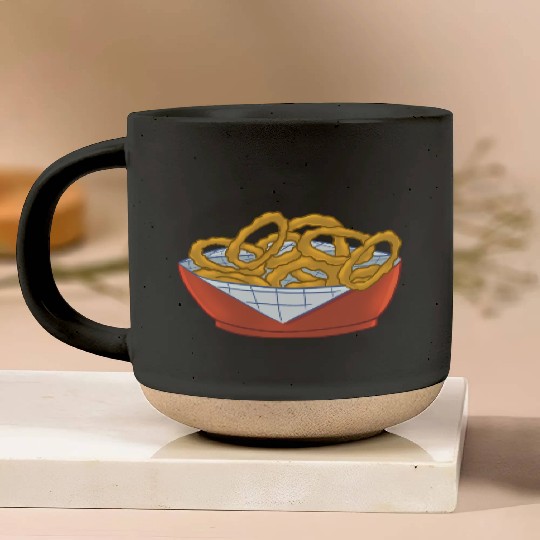 Onion Rings Pottery Mugs