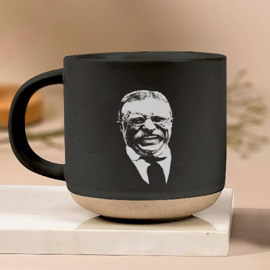 President Teddy Roosevelt Graphic Pottery Mugs