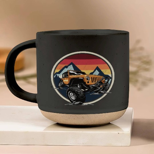 Jeep Pottery Mugs