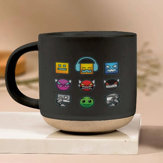 geometry dash insane Pottery Mugs