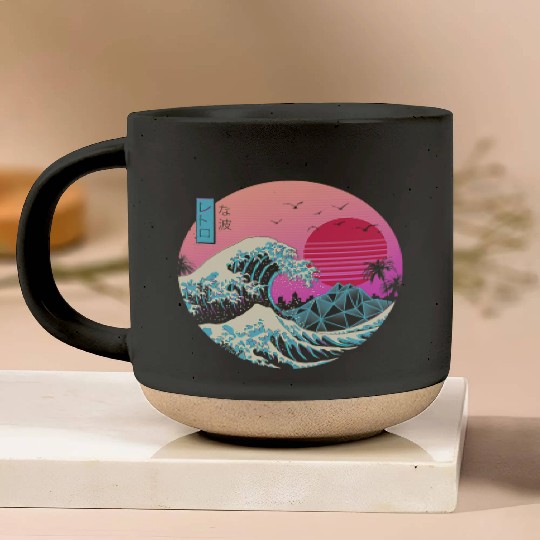 The Great Retro Wave Pottery Mugs