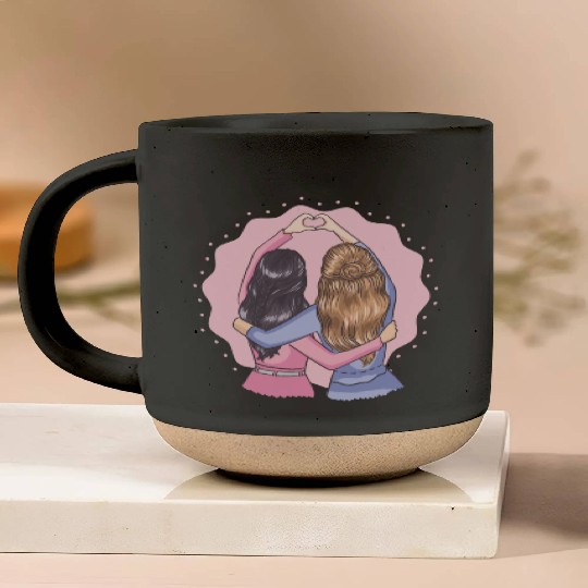 Best Friends Forever Pottery Mugs