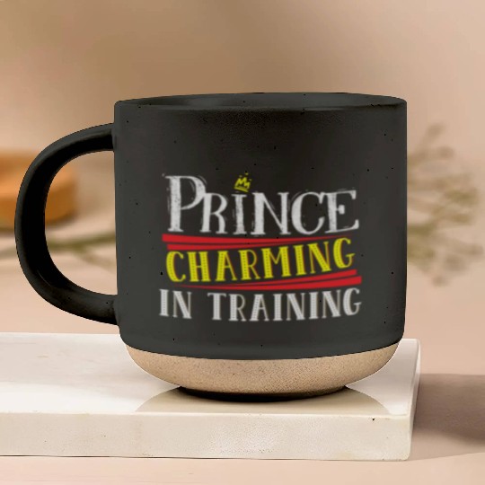 Prince Charming In Training Crown King Queen Pottery Mugs