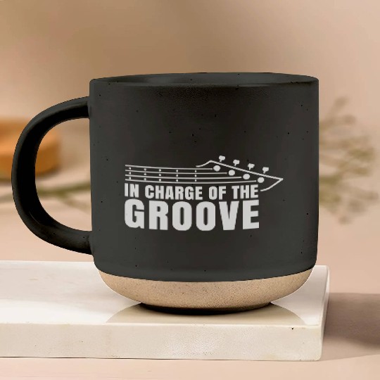 Bass Player In Charge of the Groove Bassist Pottery Mugs