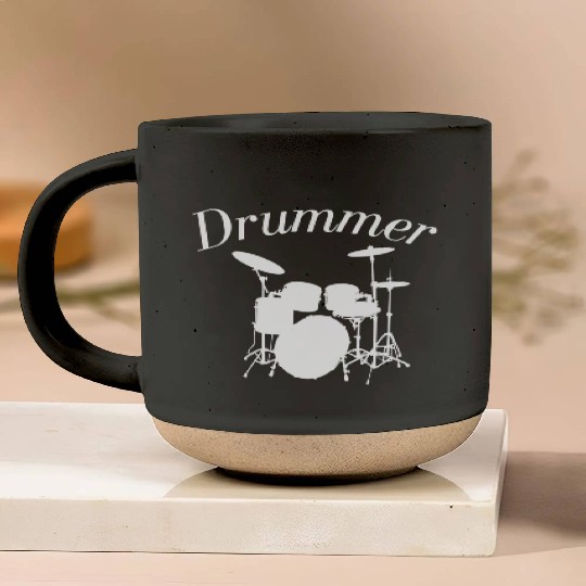 Drummer Drums Drumming Pottery Mugs