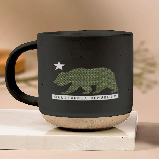 California Bear Pottery Mugs