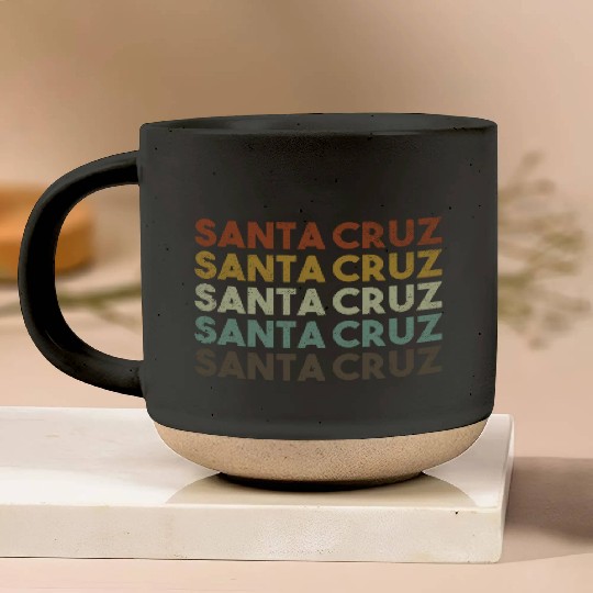 Retro Santa Cruz California Pottery Mugs
