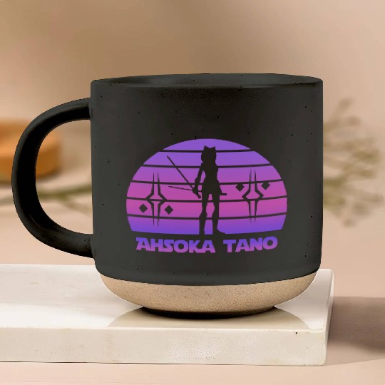 Ahsoka tano - Synthwave Pottery Mugs