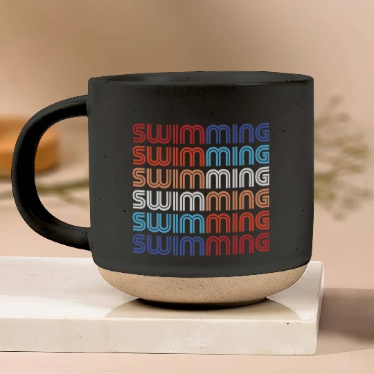 Swimming Swimmer Swimming Pottery Mugs Swimming Gift Swim