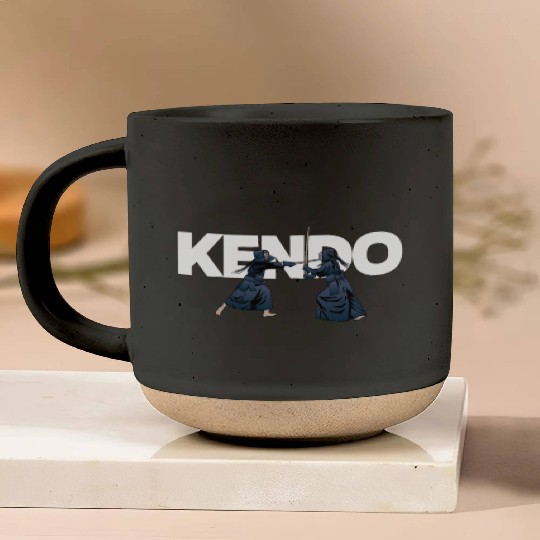 Kendo Fighters Samurai Bogu Shina Ninja Katana Pottery Mugs