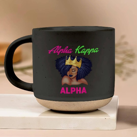 Alpha Kappa AKA Sorority Paraphernalia christmas p Pottery Mugs