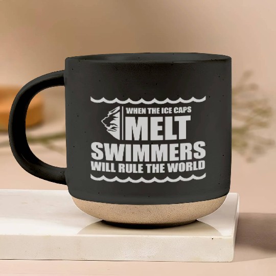 Swimmer Outdoor Pool Lifeguard Swimming Swim Pottery Mugs