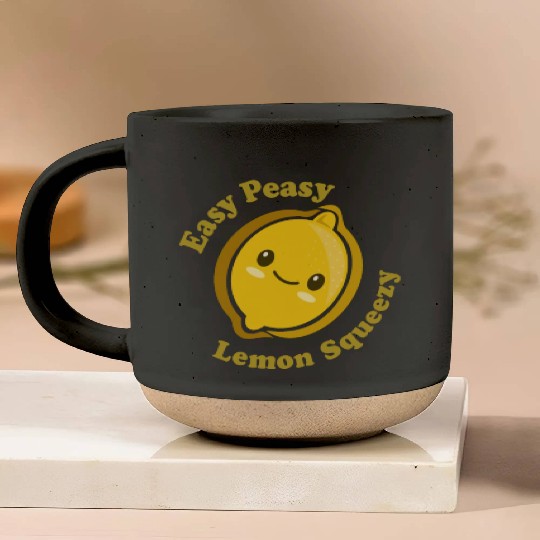 Easy Peasy Lemon Squeezy Pottery Mugs