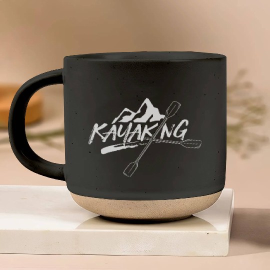 Kayaking Kayakist Kayak Paddle Kayaker Pottery Mugs