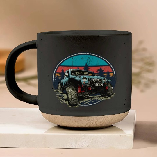 Jeep Offroad Pottery Mugs