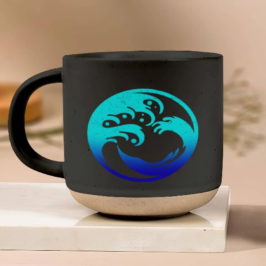 Maori Ocean Circle Tattoo Gift Idea Pottery Mugs