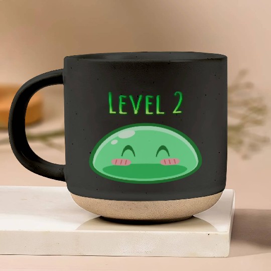 Cute Green Dungeon Slime Monster Weird Anime Pottery Mugs