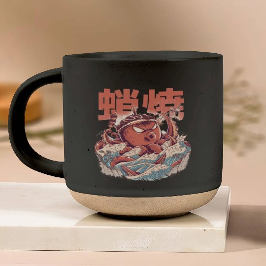 TAKOYAKI ATTACK Pottery Mugs