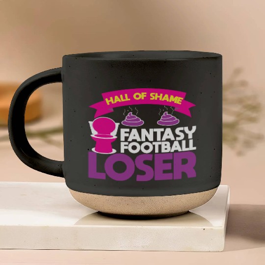 Fantasy Football Loser Poop Funny Pottery Mugs