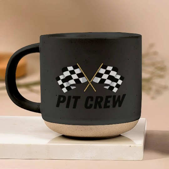 Pit Crew Pottery Mugs