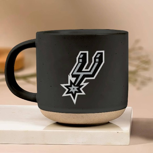 San Antonio Spurs logo Pottery Mugs