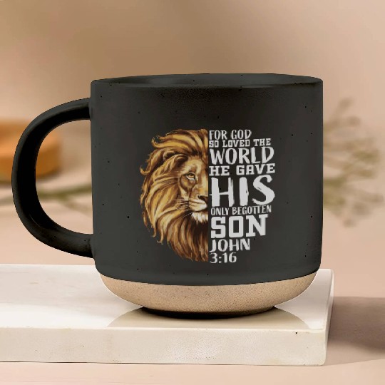 Christian Religious Gifts Men Him Lion Judah Verse Pottery Mugs