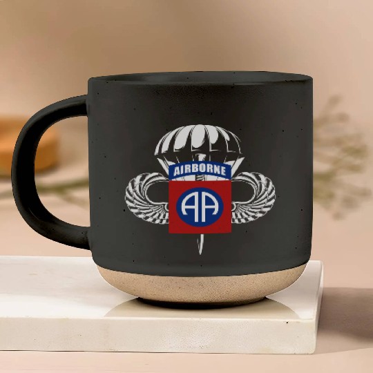 Airborne Paratrooper Wings US Army Military Pottery Mugs