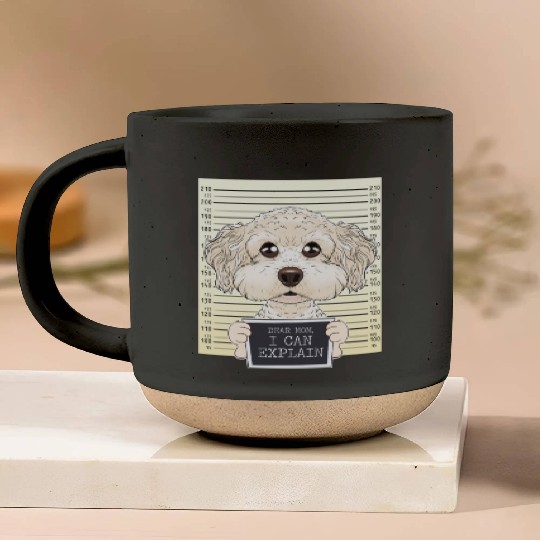 Dear Mom I Can Explain I Bichon Frise Mom I Bichon Pottery Mugs